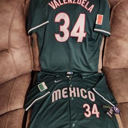 Dodgers Fernando Valenzuela Mexico Jersey 