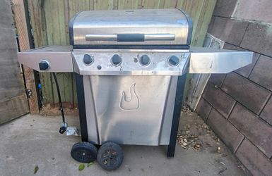 Thermos 4-Burner Gas Grill + Side Burner