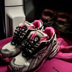 Balenciaga Runner “Silver White Pink Mesh And Nylon”