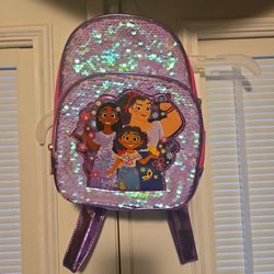 Disney Encanto Sequin Purple Backpack Purse
