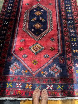 Vintage Perian Hand-Knotted Wool Rug | 5x8 | Freshly Cleaned