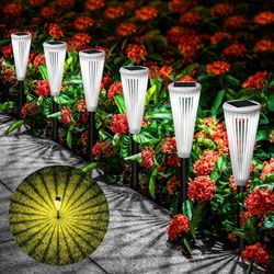 Brand New 6 Pack Solar Pathway Lights Outdoor