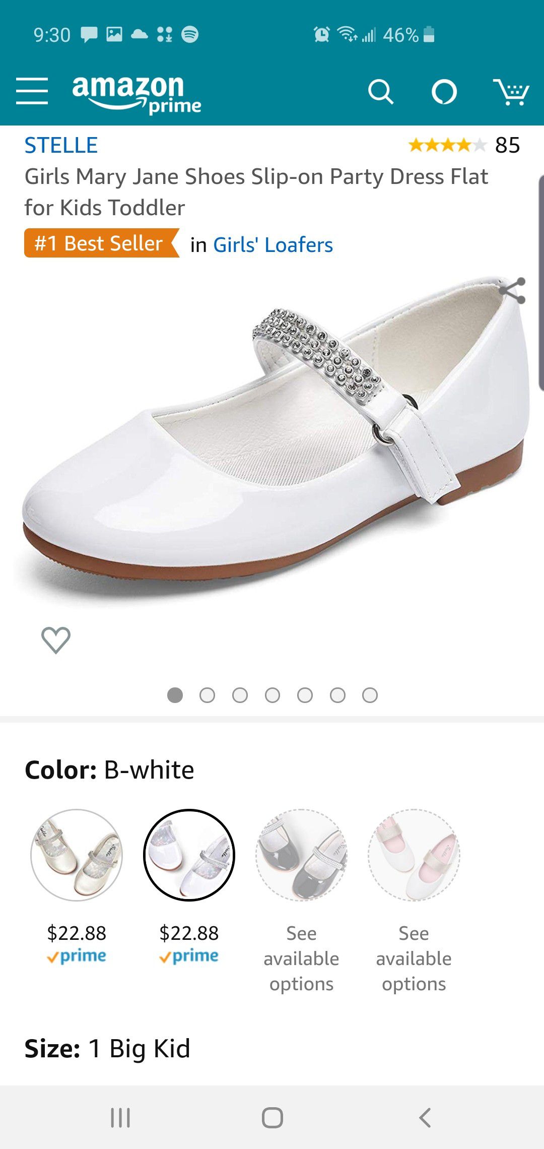 White Girls Dress Shoes