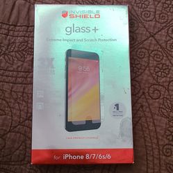 Invisible Shield (Glass +) Screen for iPhone 8/7/6s - Clear/CaseFriendly