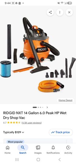 Rigid shop vac