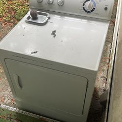 For sale: washing machine and dryer, both in good working condition.