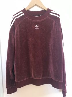 VGUC Adidas Velour Sweatshirt (M)