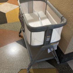  3-in-1 Baby Bassinet Bedside Sleeper with Mattress + Cover