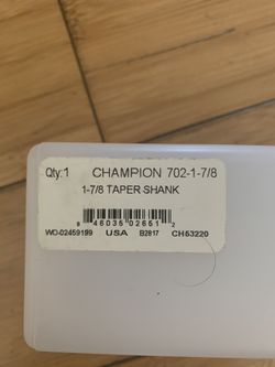 Champion HS #5 TS Drill (702-1-7/8)