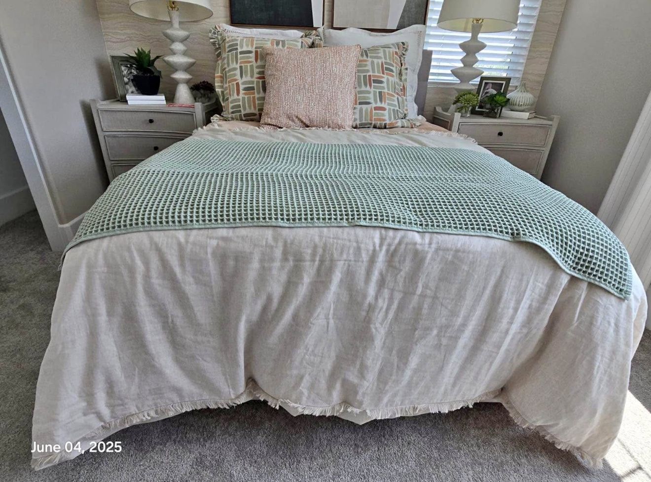 Model home full size bedroom set