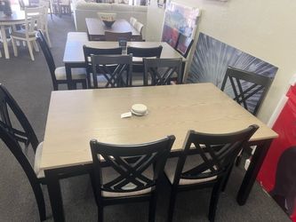 Dining Table Set with 4 Chairs