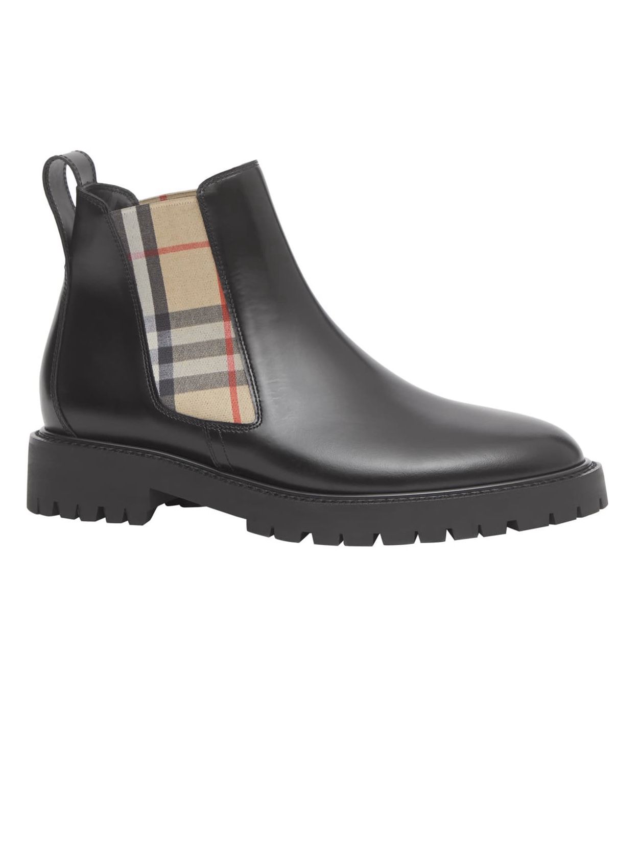 Authentic Burberry Allostock Check Chelsea Boots size 38