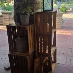Antique wooden crates Farmhouse Decor/ Wedding