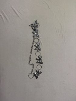 Silver Butterfly waist chain