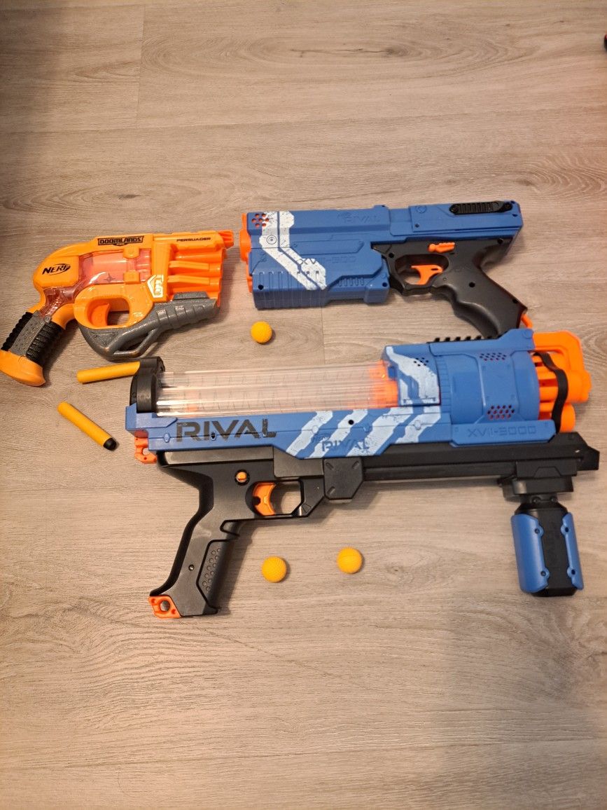 Nerf Blasters!