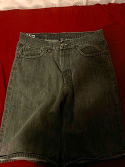 Y2K Ecko Unltd baggy fit demin  jorts grey wash