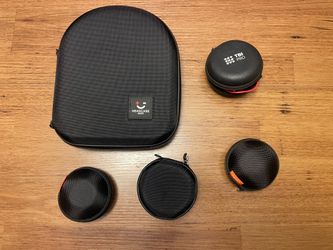 Headphone hardshell cases and Bluetooth headphones