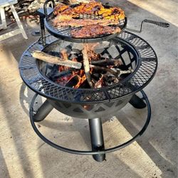 New Wood Grill BBQ Fire Pit 