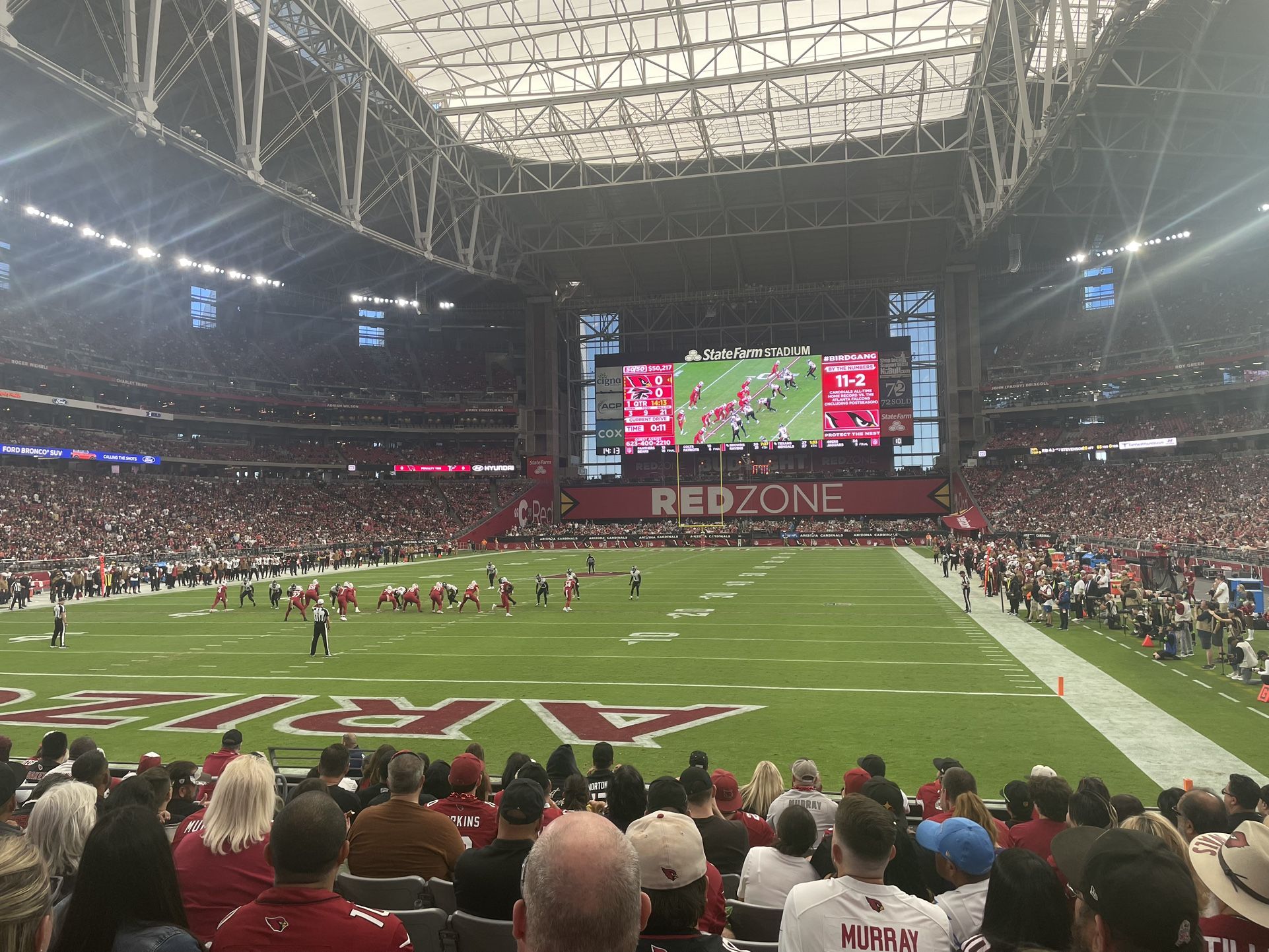 6 Lower Level Tickets In Section 117 Row 11 With Orange Parking Pass To Falcons Vs Cardinals. Asking $100 Each Ticket.