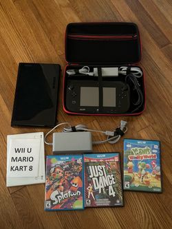 Nintendo Wii U Console Bundle with 4 Games