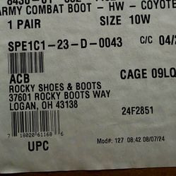 OCP COYOTE Brown CBT BOOT 