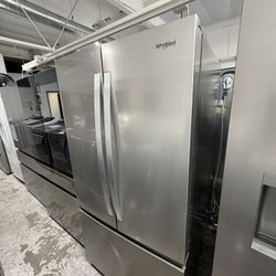Whirlpool With Ice Maker (Fingerprint Resistance, Stainless Finish)