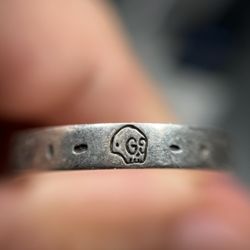 Mens Gucci Ghost Ring Sz 11