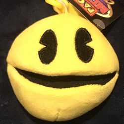 Pac-Man Plush Keychain 