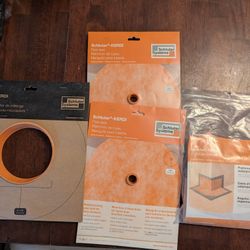 Schluter Outside Corners, Mixing Valve Seal, 2 Pipe Seals