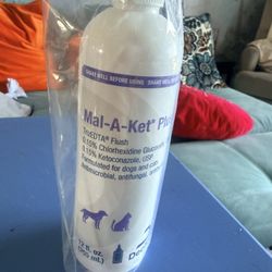 Mal-A-Ket Plus Flush 12 oz – Antibacterial & Antifungal Solution for Dogs & Cats