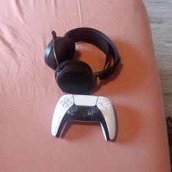 PS5 Controller Steelseries Headset