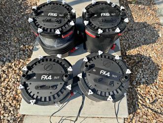 Used canister filter FX6 and FX4