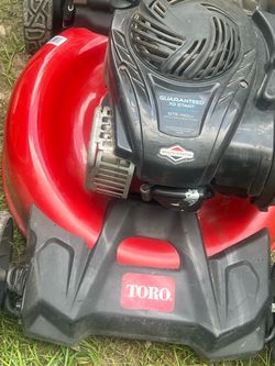 I’m selling a toro 21” inch mower in great working condition asking $200 no bag included