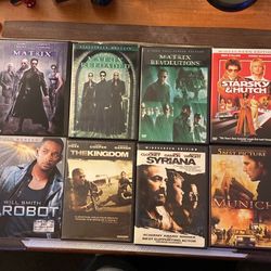 8 Dvds As Shown