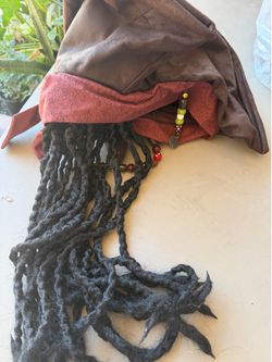Disney Parks Exclusive - Pirates of the Caribbean Jack Sparrow Cosplay Wig Hat