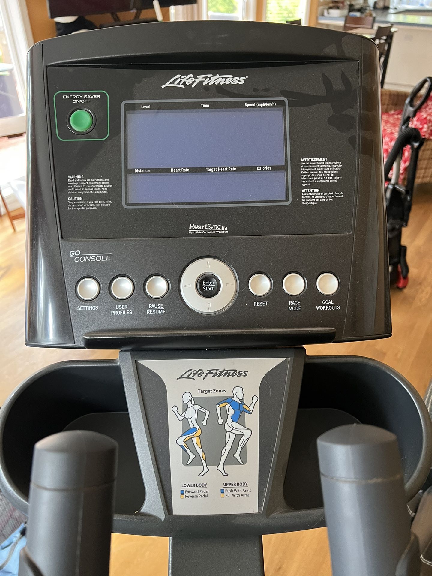 Life Fitness Elliptical Cross trainer Glider Exercise Equipment