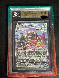 Rayquaza VMAX 218/203 Evolving Skies Alt Art Secret Rare Holo BGS 9.5