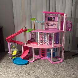Barbie Dream house ( Comes With Accessories )