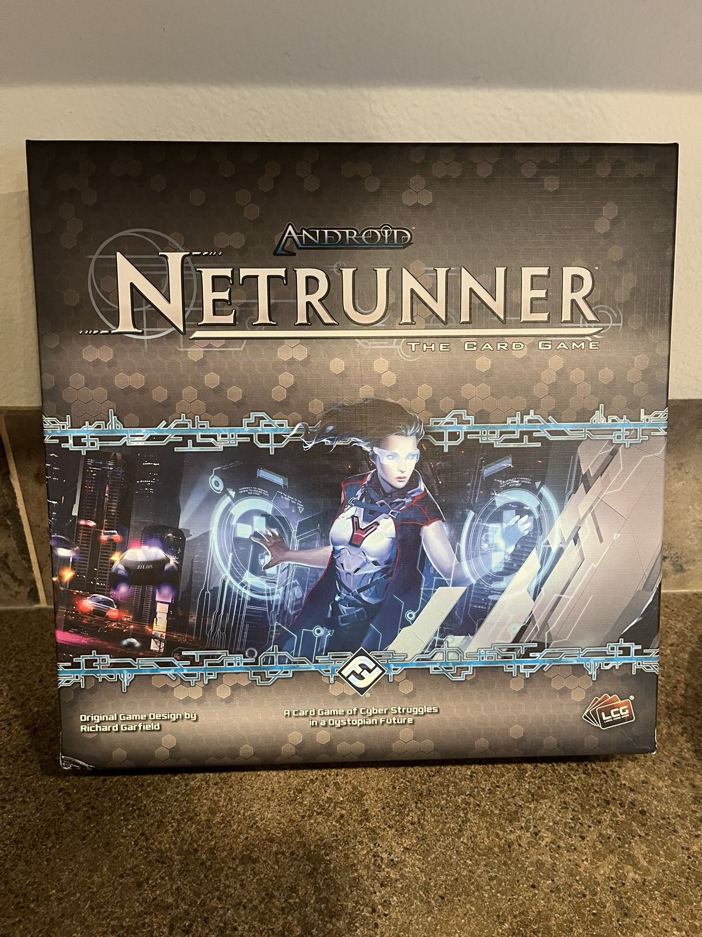 ANDROID NETRUNNER Core Box Card Game 100% COMPLETE 2012 MULTI AWARD WINNER- out of print-rare