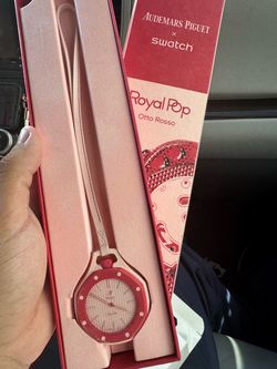 AP X Swatch Collaboration Pocket Watch “Otto Rosso”