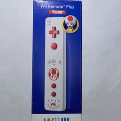 Brand New Factory Sealed Toad Edition Nintendo Wii Remote.