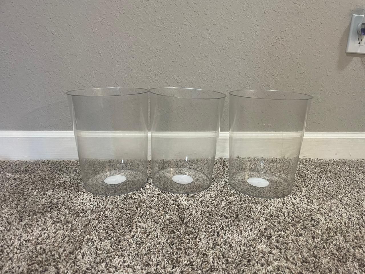 Clear small garbage basket (3 set)