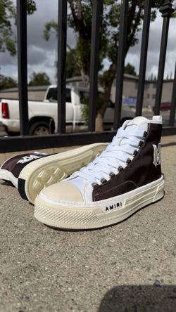 AMIRI MA COURT HIGH TOP - DARK BROWN
