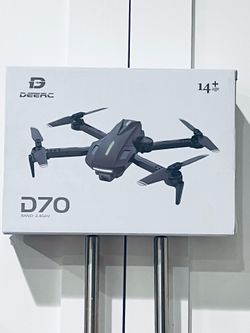 Brand New  DEERC Drone with Camera, D70 Drones with Camera for Adults 1080P HD
