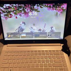 HP - 14" Laptop - Intel Celeron - 4GB Memory - 64GB eMMC - Snowflake White