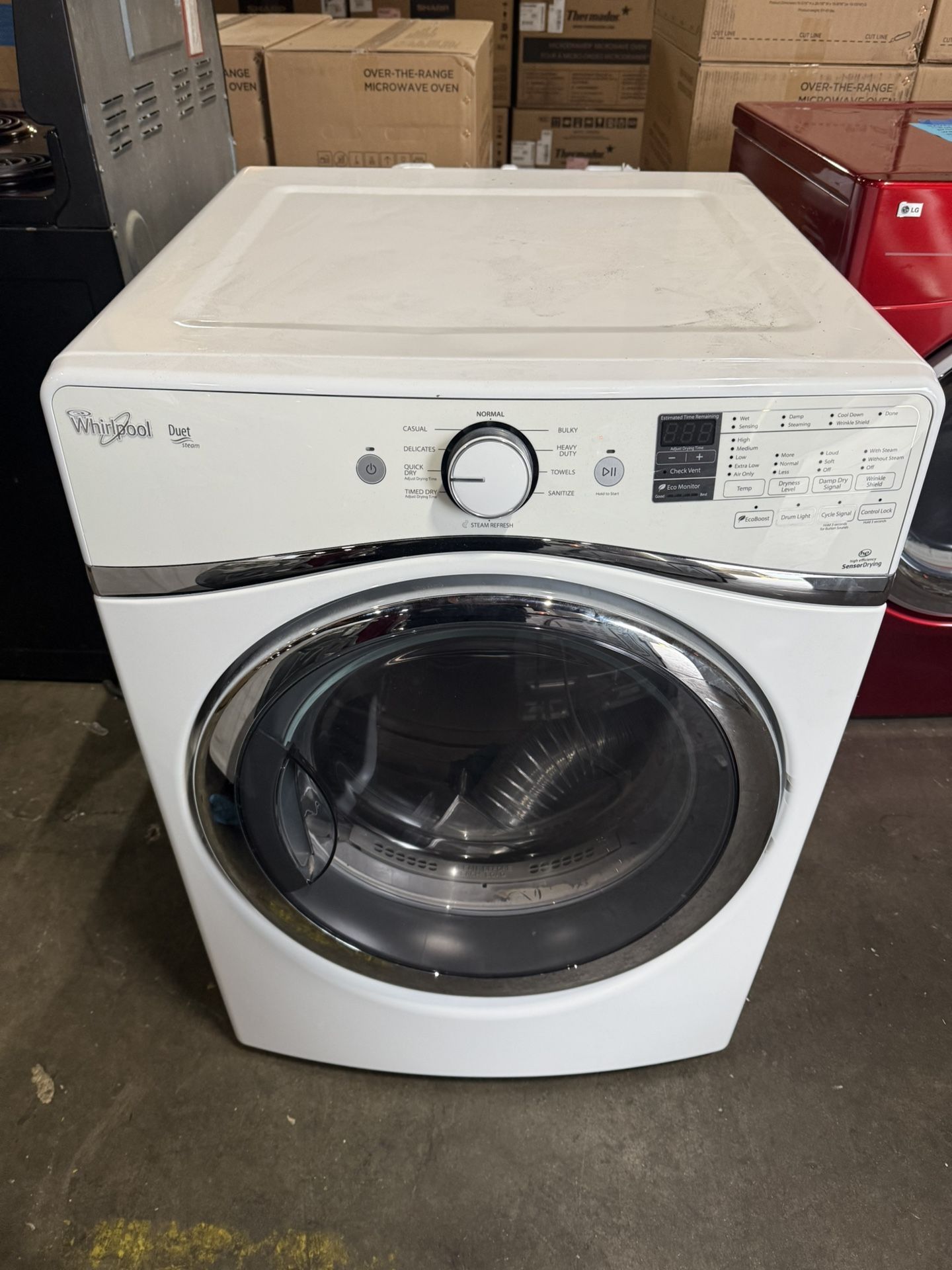 Whirlpool Duet Steam Dryer