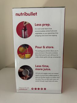 Nutribullet 800W Juicer For Sale for Sale in North Brunswick Township, NJ -  OfferUp