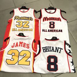 Kobe and Lebron McDonalds Jerseys