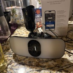 2 Arlo Floodlight Cameras 