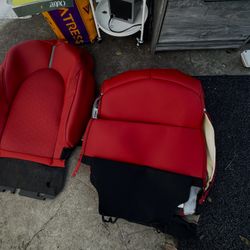 Red Leather Heating/vent Car Seats